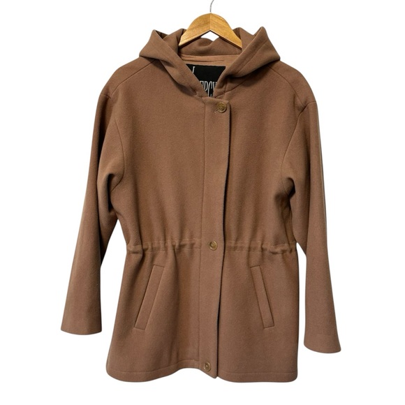 J. Percy Jackets & Blazers - J Percy Merino Wool Coat Camel Midi Jacket Old Money‎ Womens Medium / Large